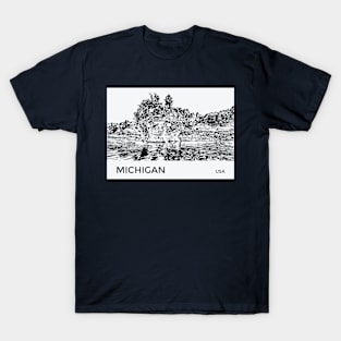 Michigan USA T-Shirt